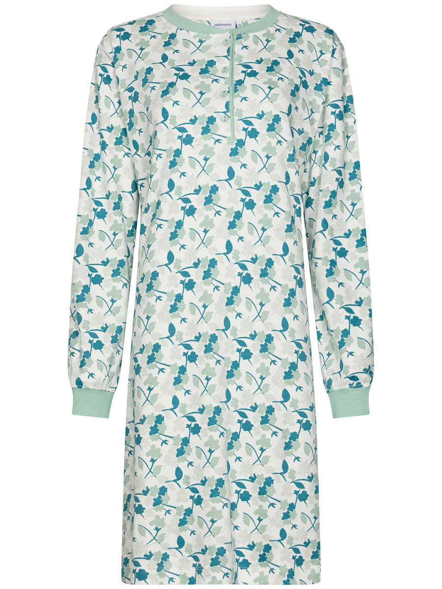 Warm katoenen nachthemd bloemen