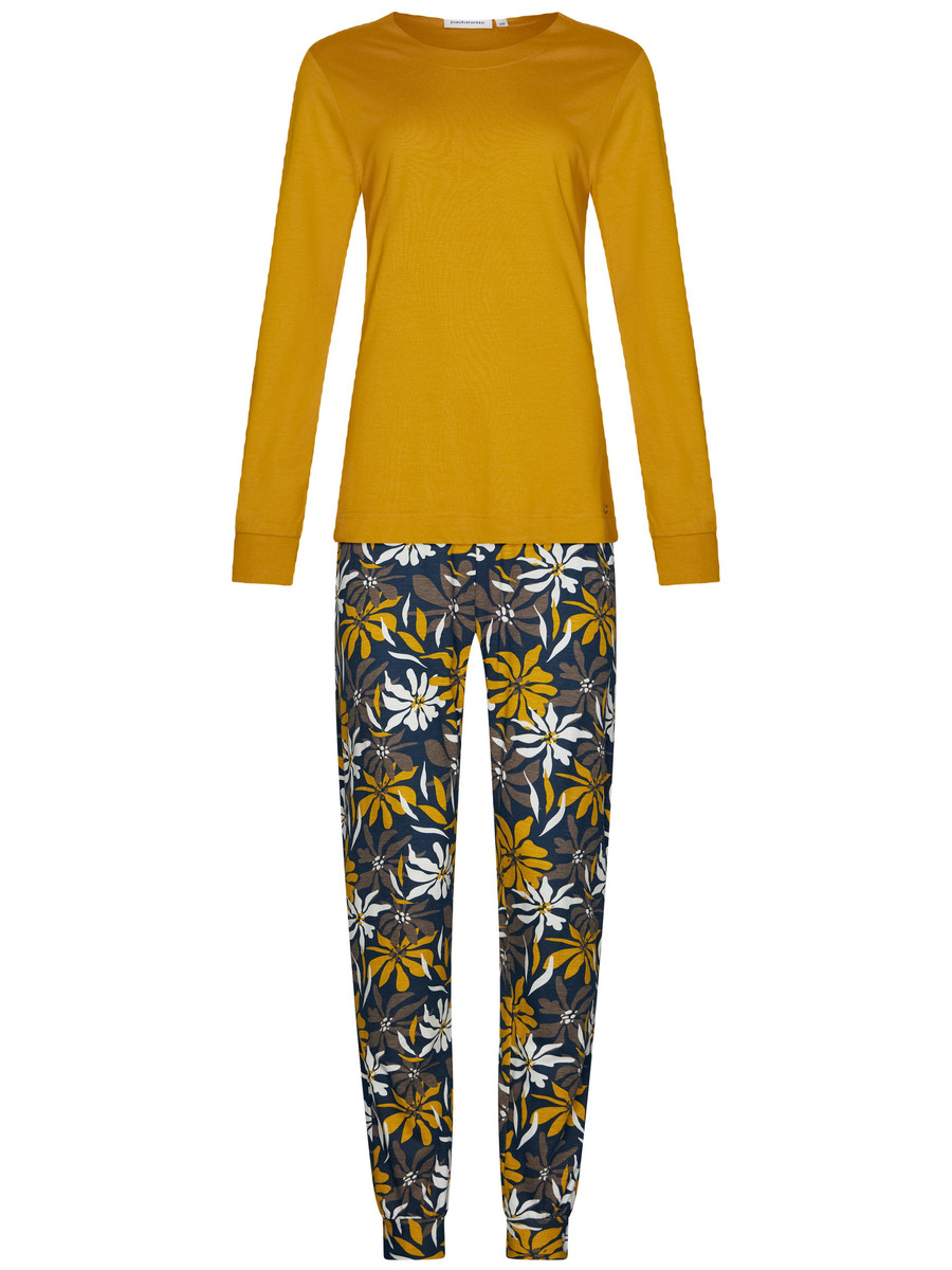 Duurzame pyjama okergeel Pastunette