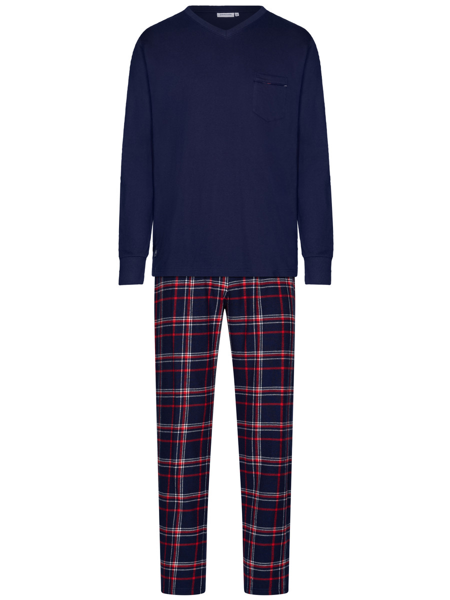 Minimalistische heren pyjama Pastunette