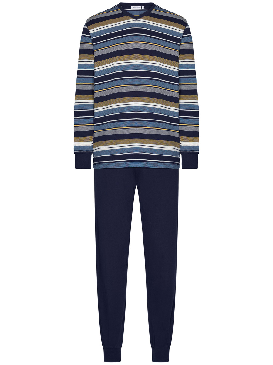 Strepen heren pyjama katoen