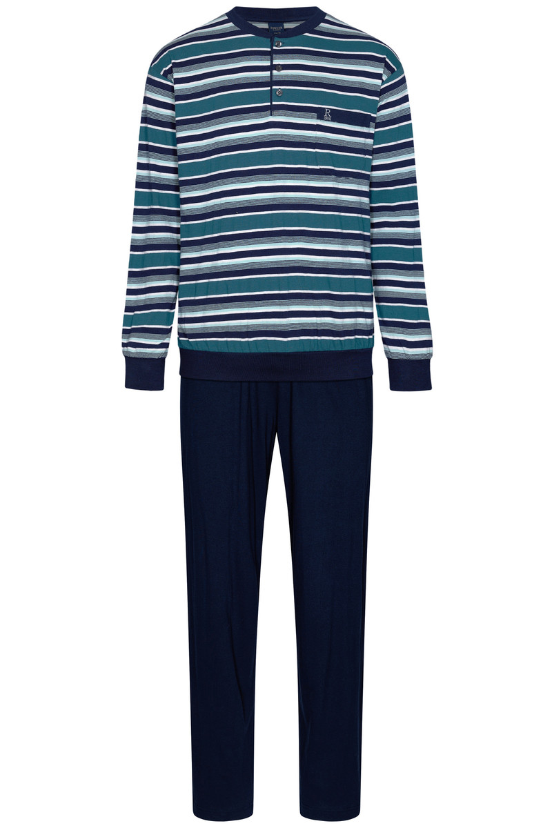 Katoenen Robson pyjama turquoise