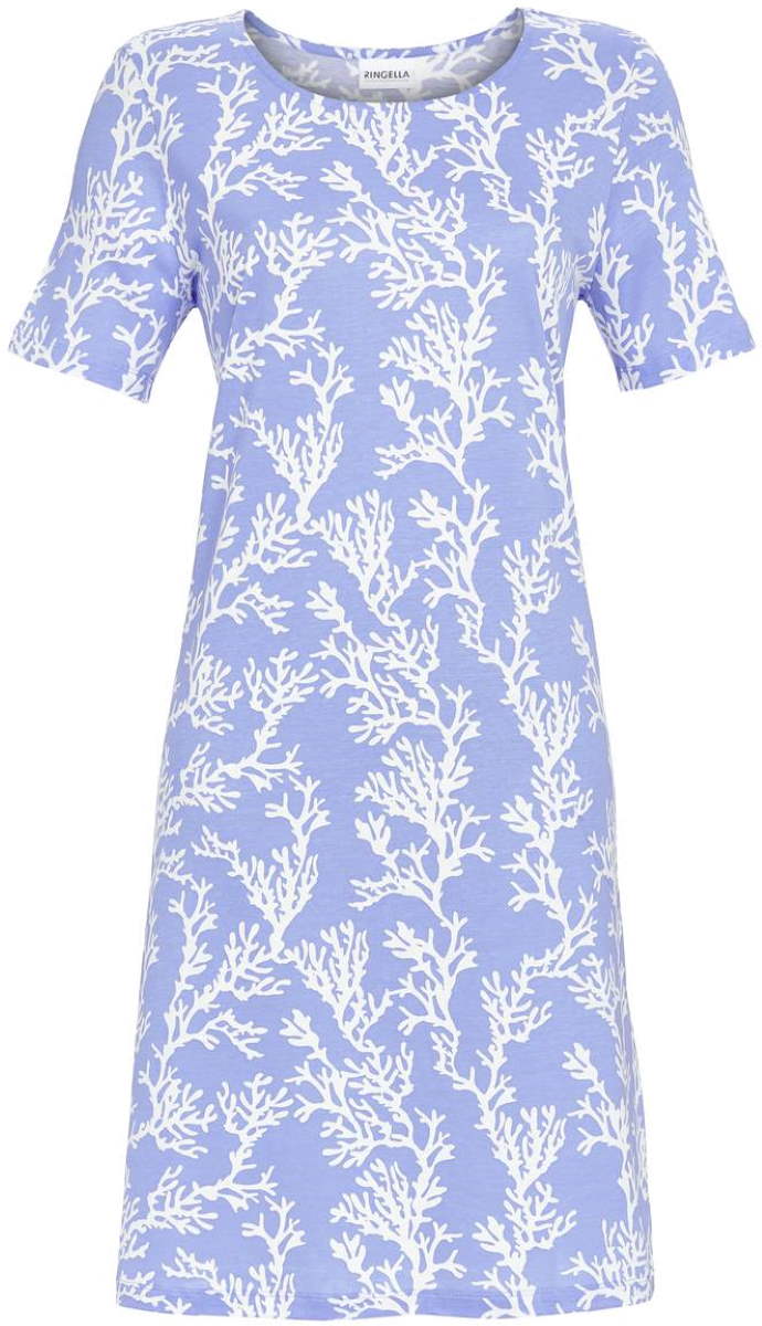 Blauw nachthemd koraal Ringella