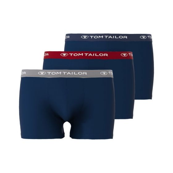3 blauwe boxers Tom Tailor Buffer