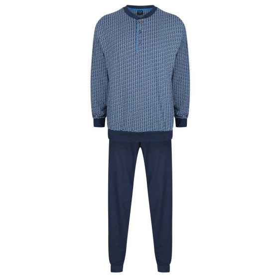 Tricot heren pyjama van Robson blauw