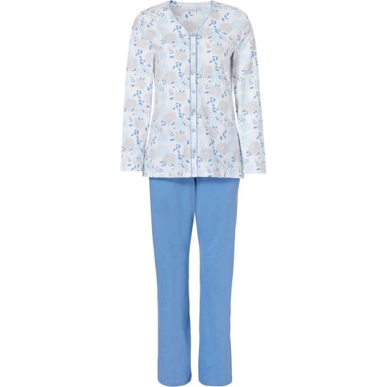 Pyjama met knopen van Pastunette blauw