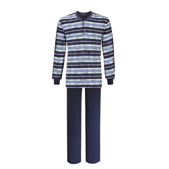 Heren pyjama blauw Ringella