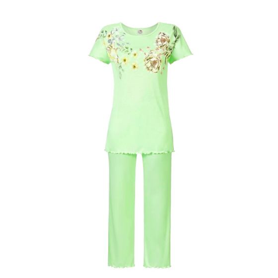 Ringella groene pyjama bloemen