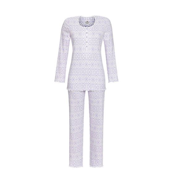 Lila dames pyjama van Ringella patroon