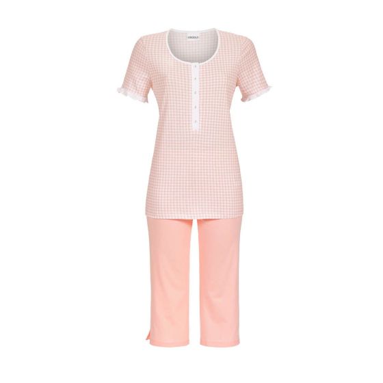 Ringella pyjama roze geruit