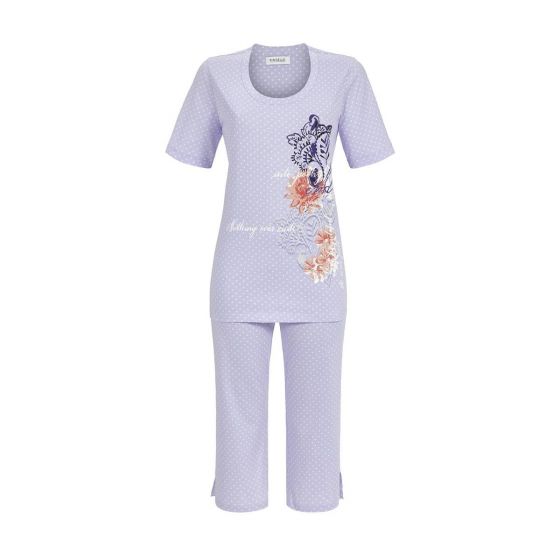 Ringella dames pyjama stippen lavendel