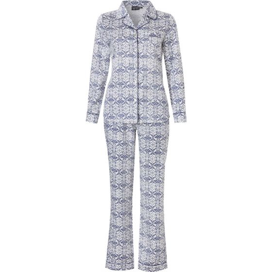 Pyjama satijn doorknoop Pastunette