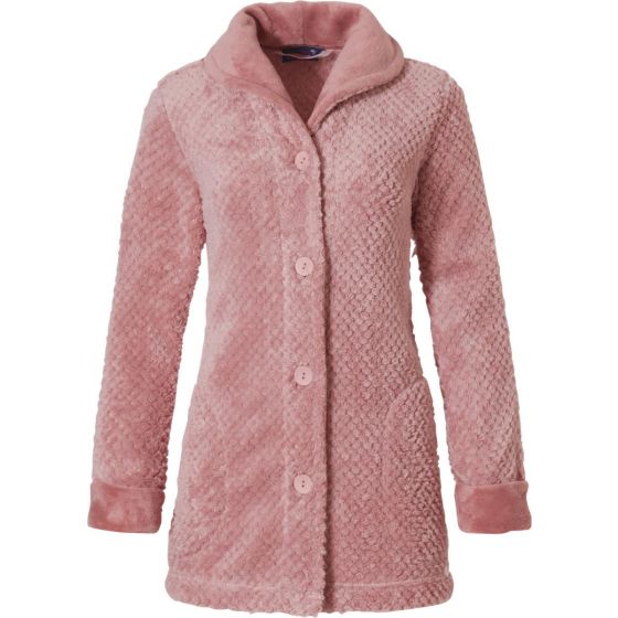 Roze fleece jasje Pastunette