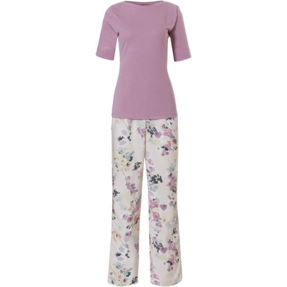 Pastunette pyjama waterverf bloemen
