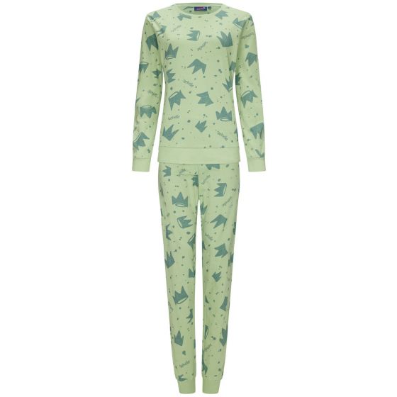 Groene pyjama organisch katoen Fay