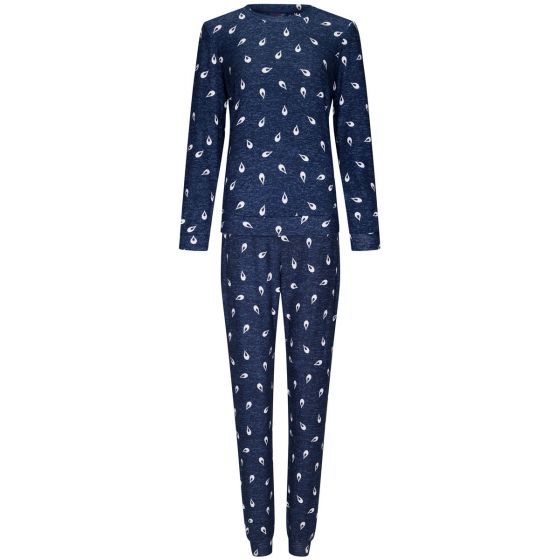 Fleece pyjama blauw Hayley