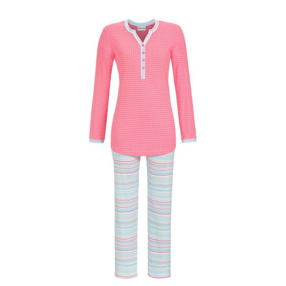 Multicolor Ringella pyjama roze