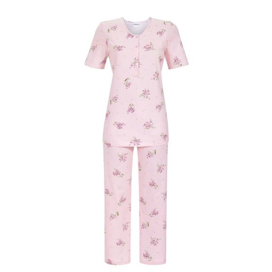 Bloemen pyjama pastelroze Ringella