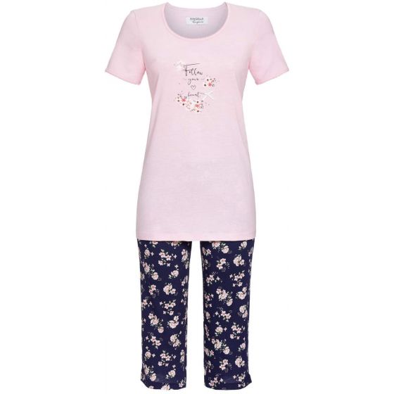 Zacht roze pyjama Ringella