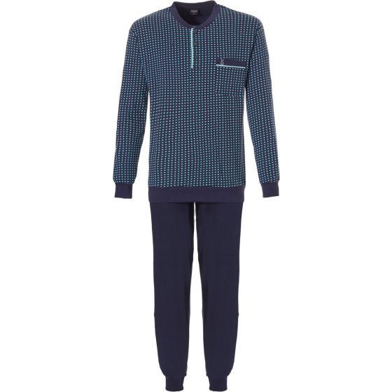 Heren pyjama donker blauw Robson