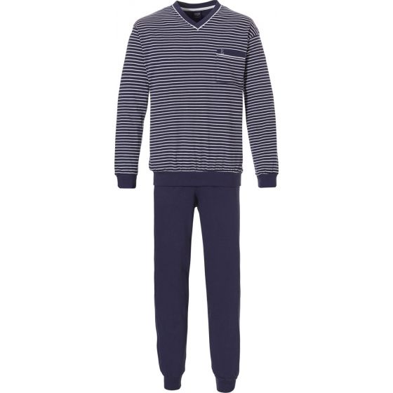 Robson pyjama blauw gestreept