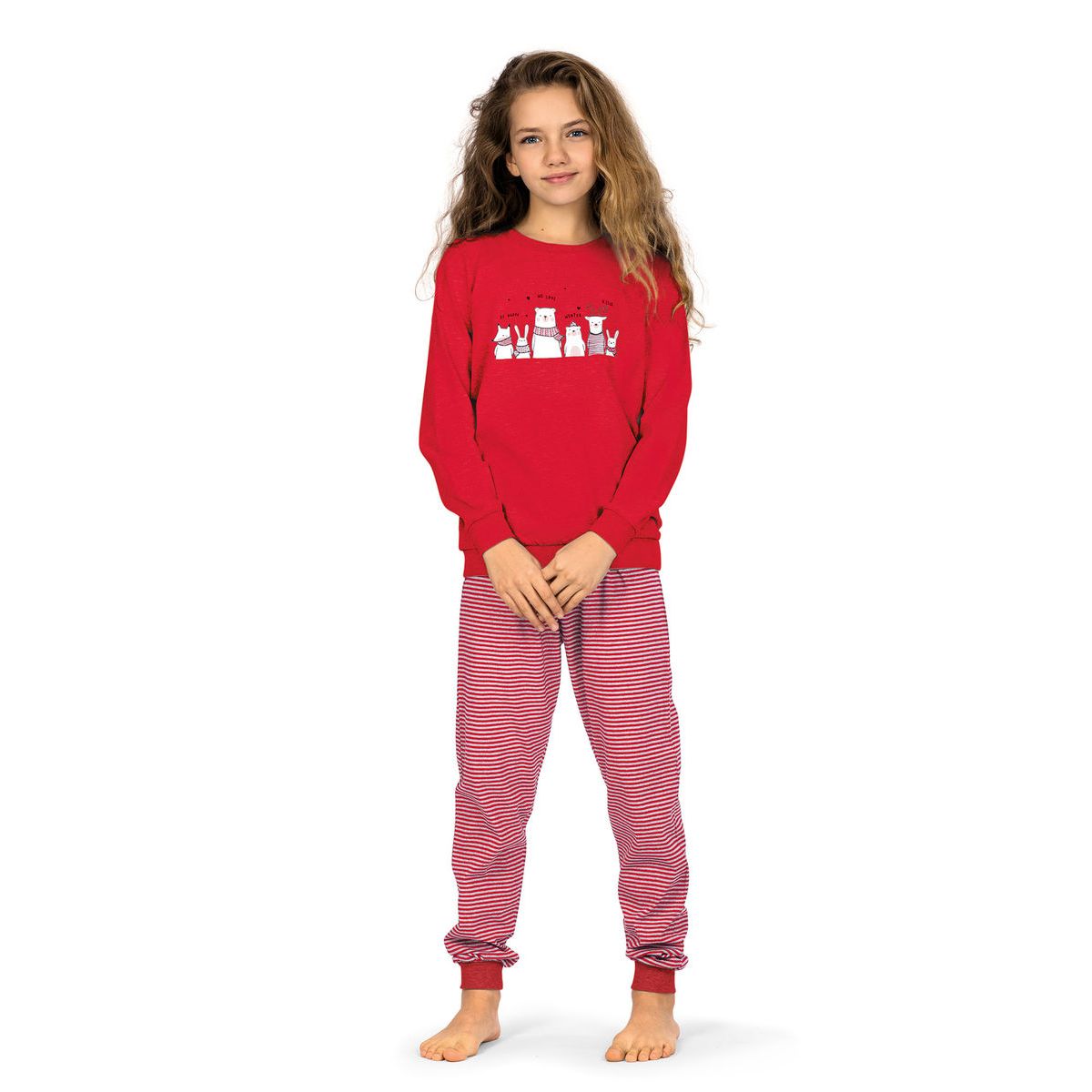 niettemin Ontmoedigen Pest Meisjes pyjama rood | Gratis verzending | Online de mooiste pyjama's,  nachthemden, ondermode en meer