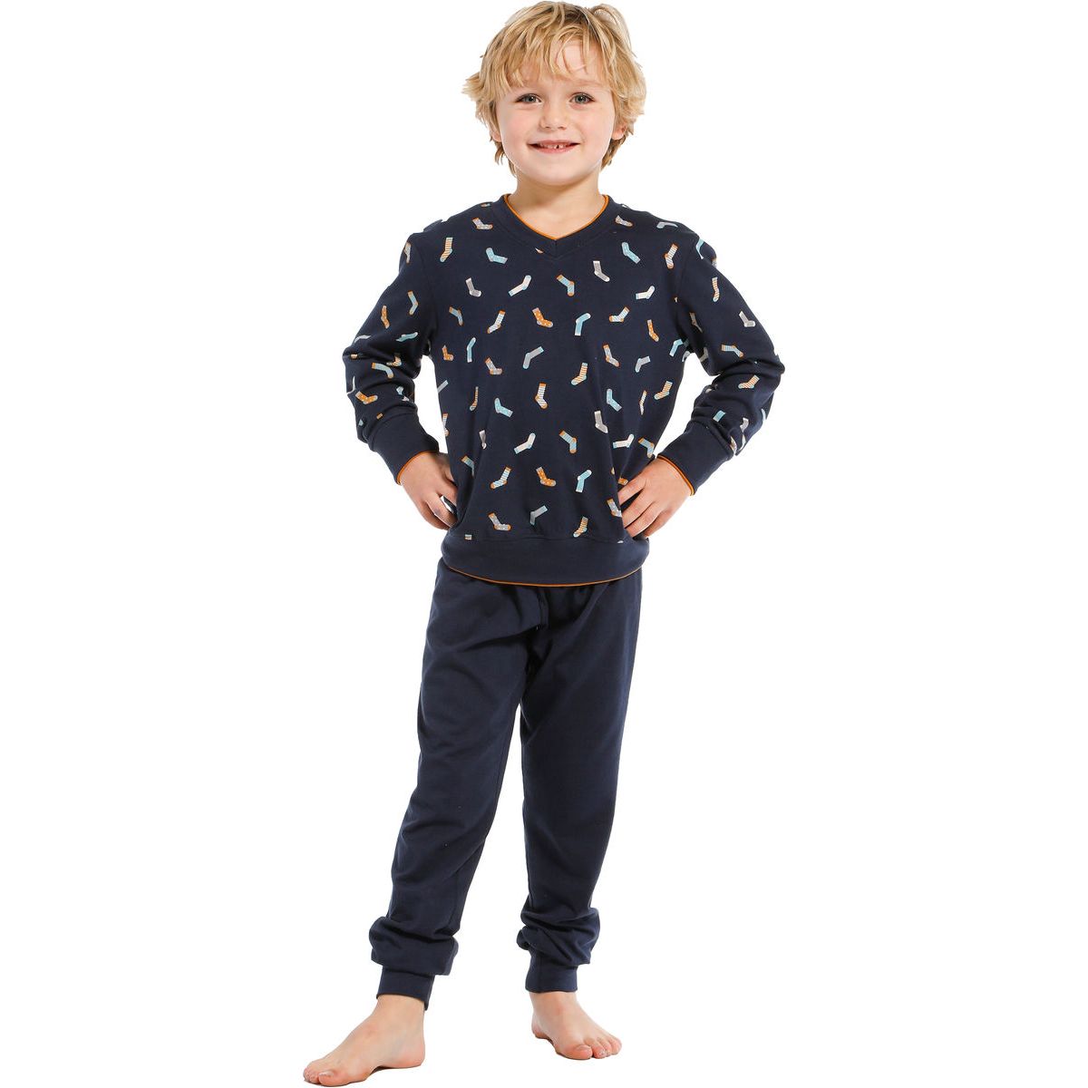 Jongens pyjama katoen family socks | Gratis verzending en retour | Online de mooiste pyjama's, nachthemden, ondermode meer