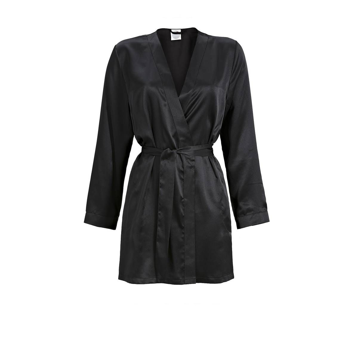 borst Snelkoppelingen ramp Dames badjas satijn zwart Ringella | Online de mooiste pyjama's,  nachthemden, ondermode en meer
