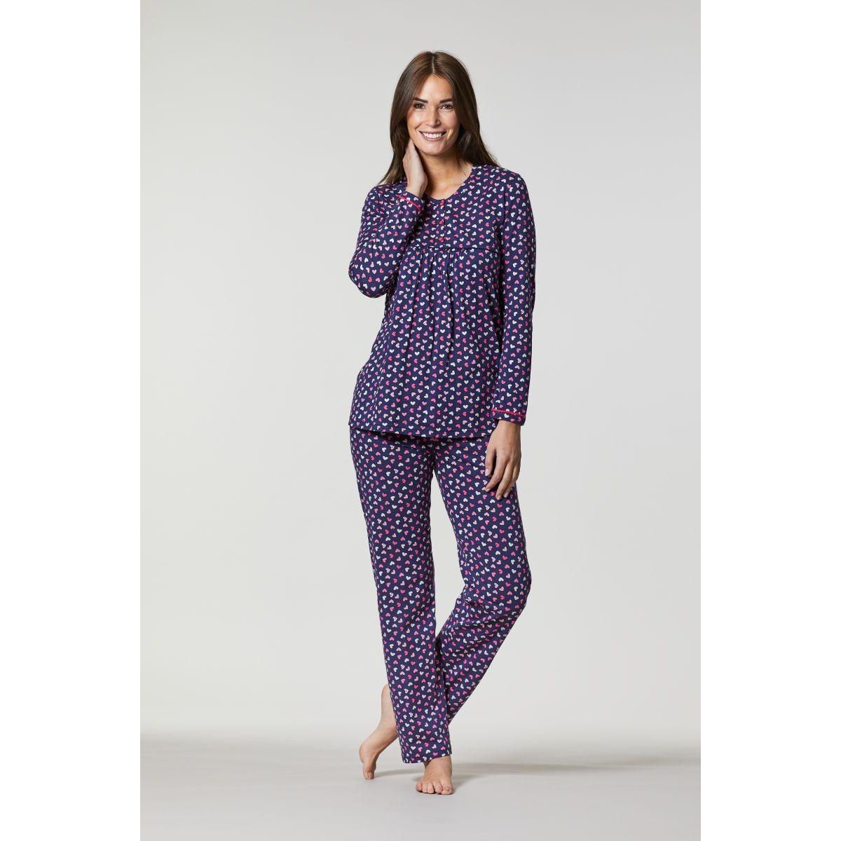 Ringella dames pyjama hartjes | verzending Pyjama-webshop | Online de mooiste pyjama's, nachthemden, ondermode meer
