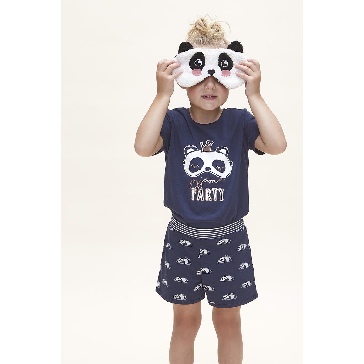 zwavel Specimen leer Meisjes shortama Panda party | Gratis verzending en retour | Online de  mooiste pyjama's, nachthemden, ondermode en meer