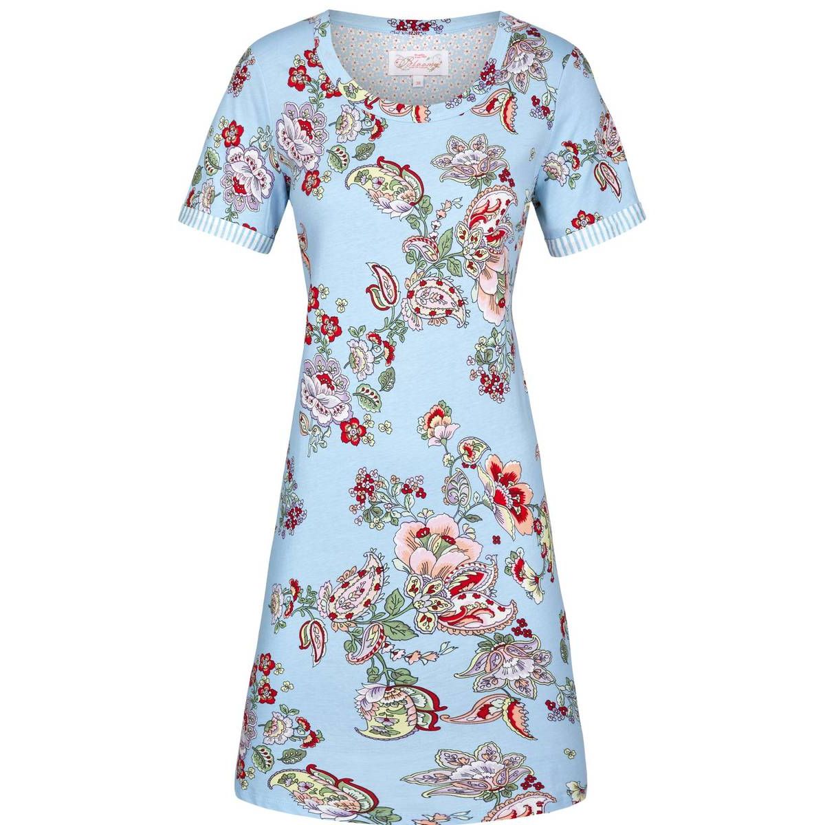 Summer sky Bloomy nachthemd | Bestel eenvoudig online | verzending | Snel in huis | Online de mooiste pyjama's, nachthemden, ondermode en meer