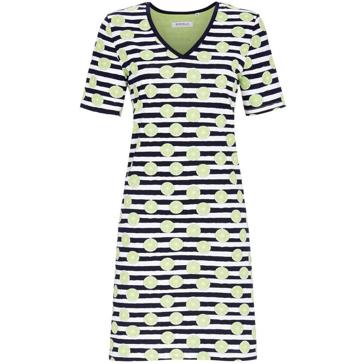 Pakket Cater Promoten Ringella nachthemd limoenen | Bestel eenvoudig online | Gratis verzending  en retour | Online de mooiste pyjama's, nachthemden en meer