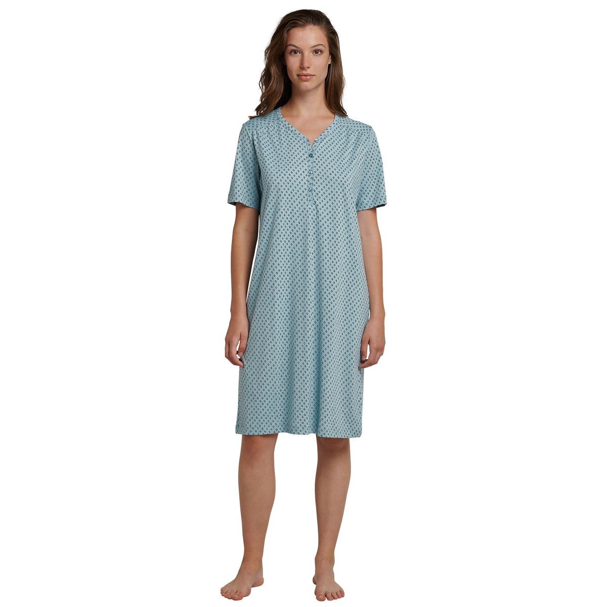 Schiesser dames nachthemd jadegroen | Bestel eenvoudig online | Gratis verzending | Snel huis | Online de mooiste pyjama's, nachthemden, ondermode en meer