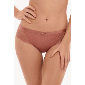 Bruin-rode kanten slip Lisca Evelyn