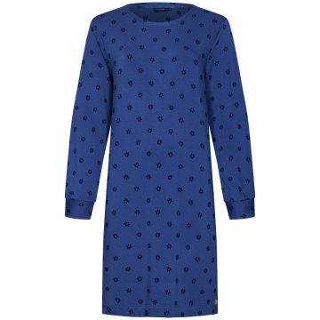Blauw bloemetjes Pastunette nachthemd