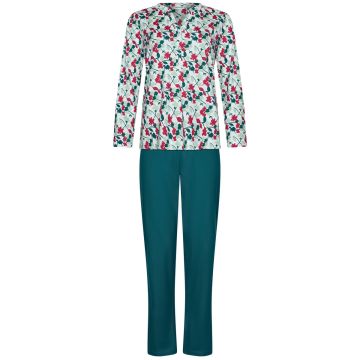 Katoenen pyjama bloemen Pastunette