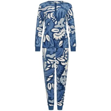 Duurzame velours pyjama flora