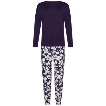 Paarse duurzame pyjama Pastunette