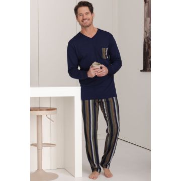 Duurzame heren pyjama strepen