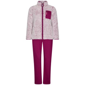 Duurzaam warm huispak magenta