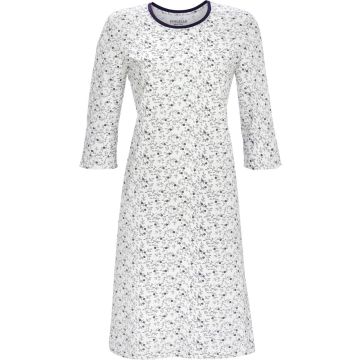 Katoenen Ringella nachthemd Champagne