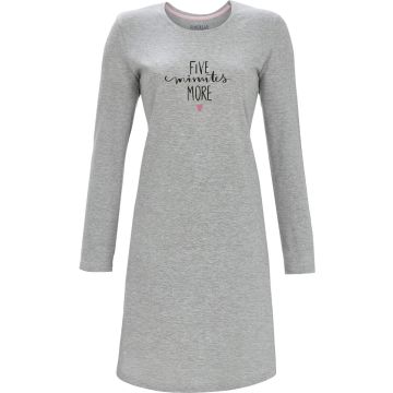 Grijze melange nachthemd Ringella