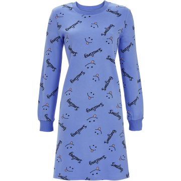 Warm katoenen smiley nachthemd