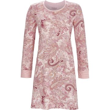 Ringella nachthemd paisley roze