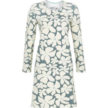 Blauw nachthemd bloemen Ringella