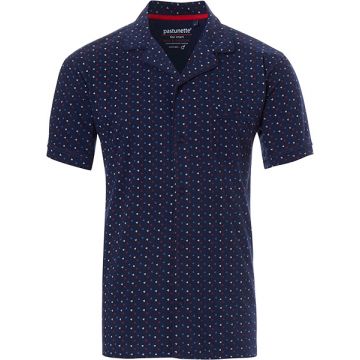 Doorknoop heren pyjamashirt