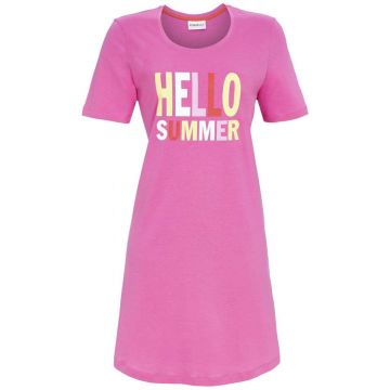 Roze nachthemd zomer katoen