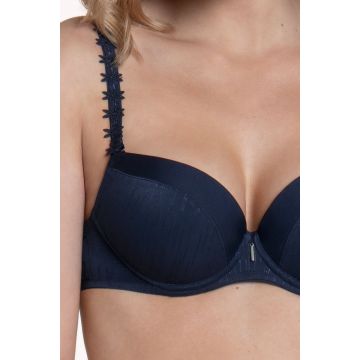 Saffierblauwe push-up bh Lisca Gracia
