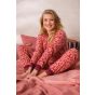 Fleece panterprint pyjama Pastunette