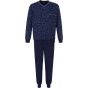 Robson heren pyjama navy blauw