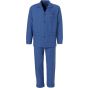 Flanellen Robson heren pyjama blauw